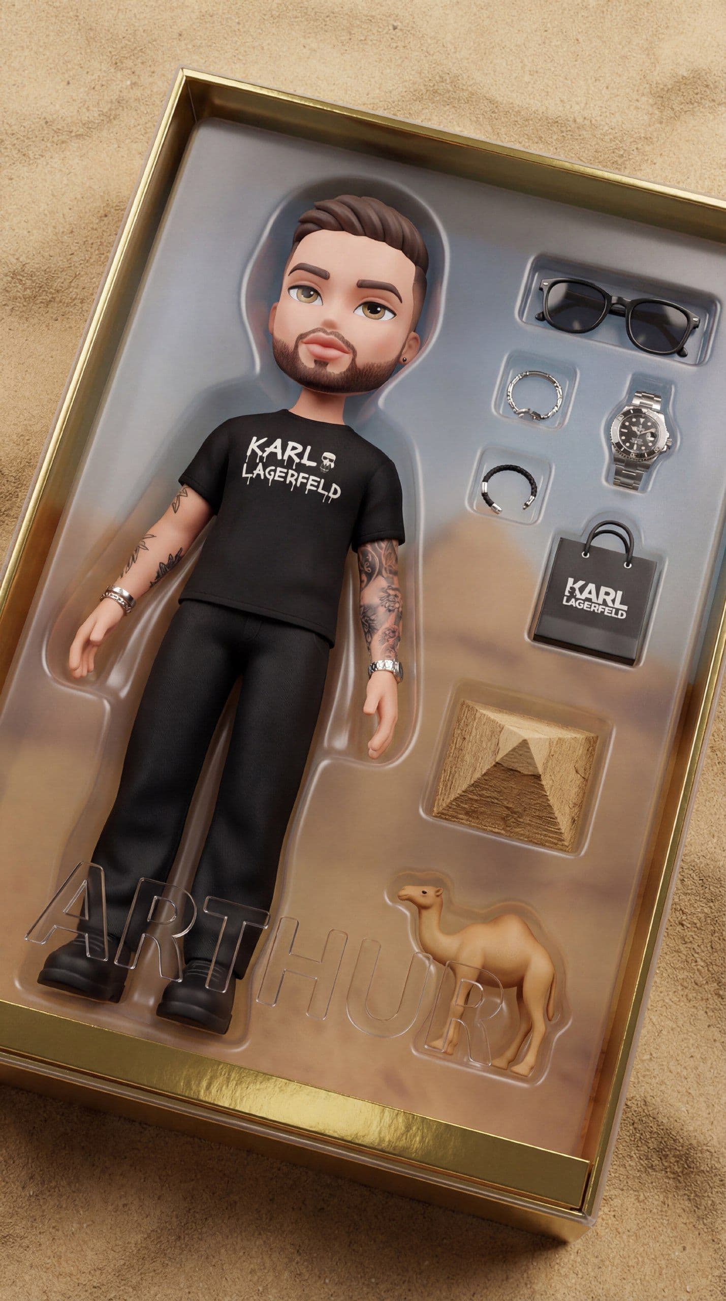 Кукла в стиле Bratz