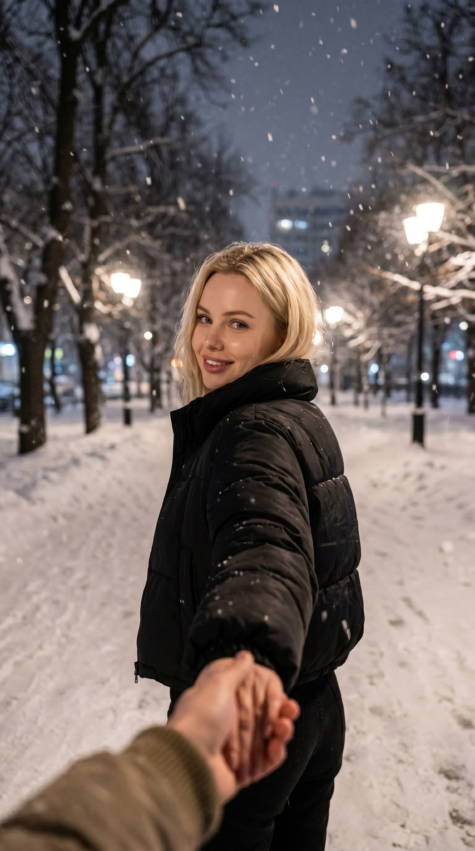 Следуй за мной в снегопад