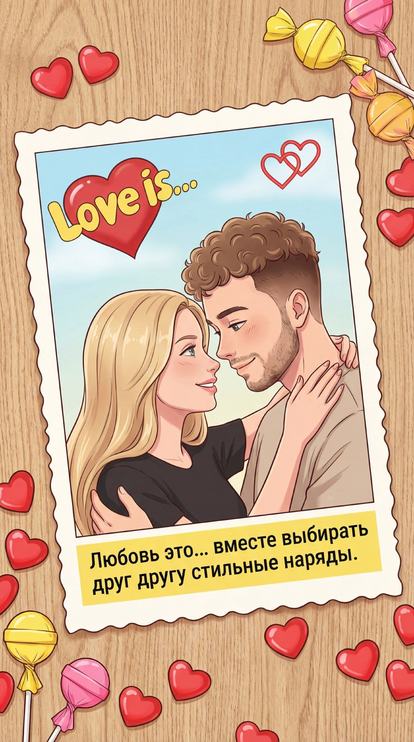 В стиле "Love is"