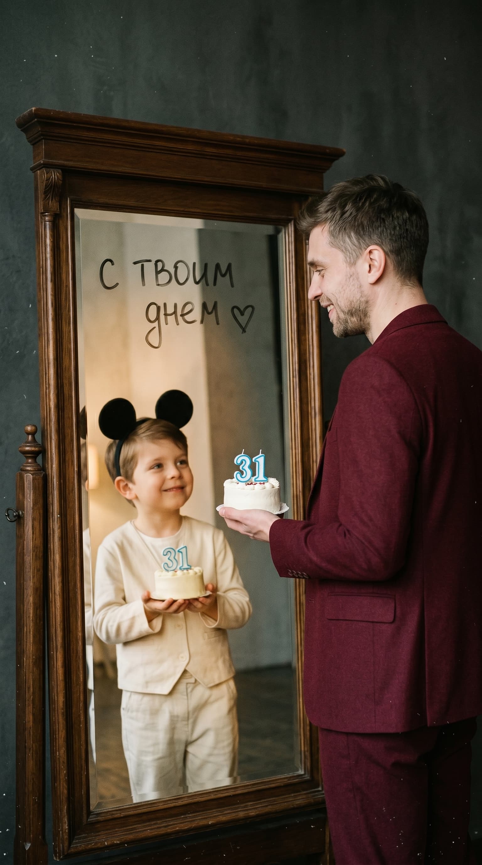 Отражение детства в день рождения