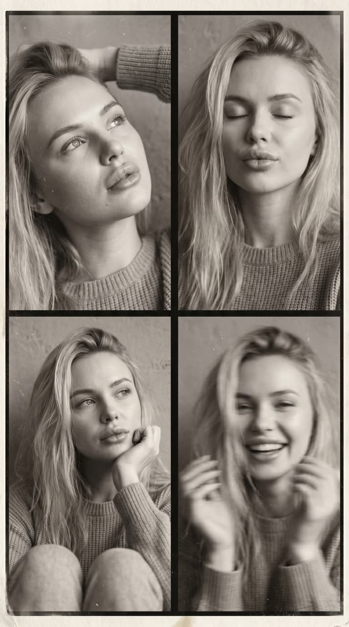 Пример результата шаблона Плёночная фотобудка